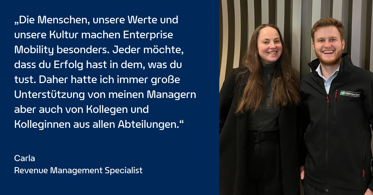 Enterprise Mobility-Mitarbeiter – Vom dualen Studenten in München zum Head Office in London – Zitat aus dem Blog.