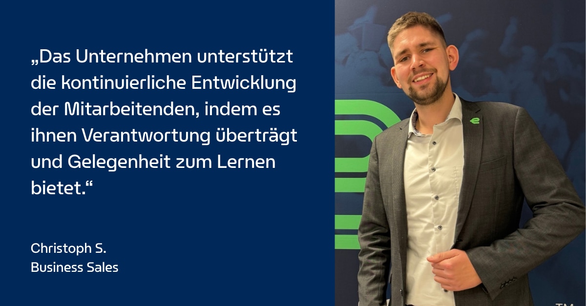 Christoph, Teammitglied von Enterprise Mobility.