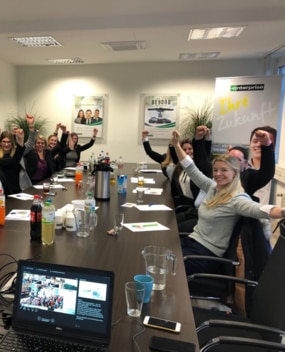 Employee group photo