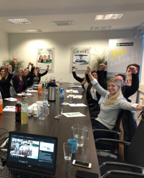 Employee group photo